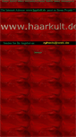 Mobile Screenshot of haarkult.de